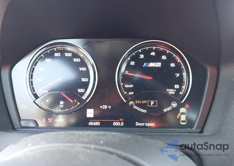 2021 BMW M2 Competition from USA, damaged, VIN WBS2U7C00M7G54670